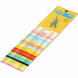 Бумага цветная для печати IQ Color синяя интенсив AB48 (А4, 80 г/кв.м, 500 листов)