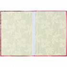 Папка адресная Цветы А4 ламинированный картон розовая Фото 0