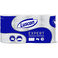Полотенца бумажные Luscan Expert 3-слойные белые 4 рулона 11.25 метров