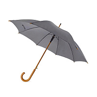 Зонт-трость Радуга полуавтомат серый (907048)