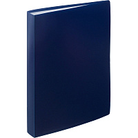 Папка файловая на 60 файлов Attache A4 35 мм синяя (толщина обложки 0.6 мм)