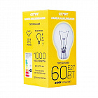 Лампа накаливания Старт 60Вт E27 шарообразная прозрачная 2700К теплый белый свет