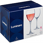 Набор бокалов для вина (сауэр) Luminarc Сигнатюр стеклянные 250 мл (6 штук в упаковке) Фото 1