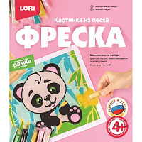 Фреска из песка Lori Мишка панда