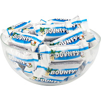 Шоколадные батончики Bounty мини 1кг