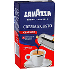 Кофе молотый Lavazza Crema e Gusto Classico 250 г (вакуумная упаковка)