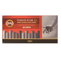 Пастель сухая Koh-I-Noor Toison Dor Soft 8522 круглая 12 цветов
