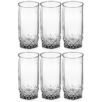Набор стаканов Pasabahce Вальс стеклянные высокие 290 мл 6 штук в упаковке (артикул производителя 42942GRB)