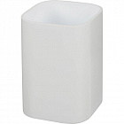 Подставка-стакан для канцелярских принадлежностей Attache белая 10x7x7 см
