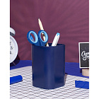 Подставка-стакан для канцелярских принадлежностей Attache синяя 10x7x7 см Фото 4