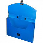 Папка-портфель пластиковая Attache A4 синяя (370х250 мм, 1 отделение) Фото 2