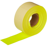 Этикет-лента прямоугольная желтая 29х28 мм стандарт (10 рулонов по 700 этикеток)