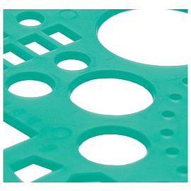 Линейка офицерская 20 см, гибкая, 65 тактических элементов, отливная шкала, ТТ02 фото Линейка офицерская 20 см, гибкая, 65 тактических элементов, отливная шкала, ТТ02