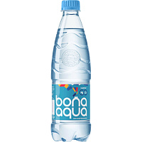 Вода питьевая Bona Aqua негазированная 0.5 л (24 штуки в упаковке)