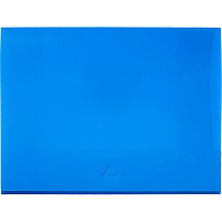 Папка с клапаном Attache A4 10 мм пластиковая до 100 листов синяя (толщина обложки 0.5 мм)