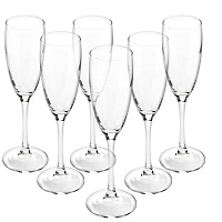 Набор бокалов для шампанского Luminarc Сигнатюр стеклянные 170 мл (6 штук в упаковке)