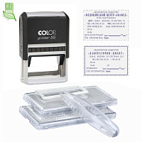 Штамп самонаборный Colop Printer 55-Set-F пластиковый 10/8 строк 40х60 мм