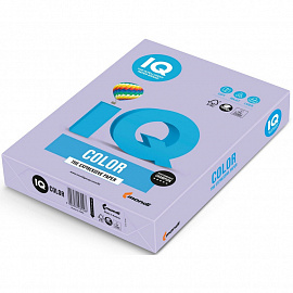 Бумага цветная для печати IQ Color фиолетовая медиум LA12 (А4, 80 г/кв.м, 500 листов)