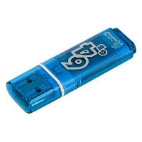 Флеш-память USB 2.0 64 Гб Smartbuy Glossy (SB64GBGS-B)