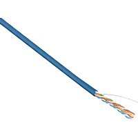 Кабель витая пара Hyperline UUTP4-C5E-S24-IN-LSZH-BL-100 cat 5e 100 м