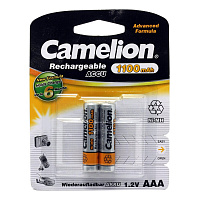 Аккумулятор Camelion AAA 1100 мАч 2 штуки в упаковке Ni-Mh