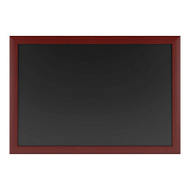 Доска магнитно-меловая 60x90 см Attache Wood лак (черная)