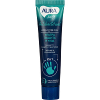 Крем для рук Aura Beauty Ультра защита и уход антибактериальный 40 мл