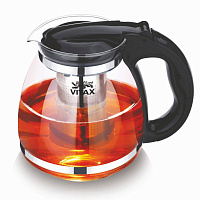Чайник заварочный Vitax Lulworth VX-3303 стеклянный/нержавеющая сталь/пластиковый 1.5 л