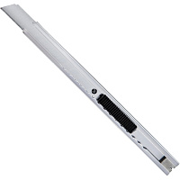 Нож канцелярский Attache с фиксатором металлический корпус(ширина лезвия 9 мм)