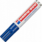 Маркер перманентный Edding E-500/3 синий (толщина линии 2-7 мм) скошенный наконечник Фото 0