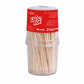 Зубочистки деревянные Aster Domolux 190 штук