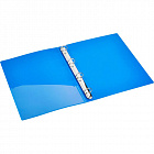 Папка на 4-х кольцах Attache 32 мм синяя до 200 листов (пластик 0.7 мм) Фото 0
