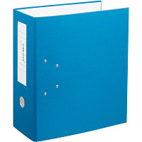 Папка-регистратор с двумя арочными механизмами (до 800 листов), покрытие ПВХ, 125 мм, синяя