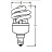 Лампа энергосберегающая Osram DSST MCTW 12W/840 220-240В E14 (4052899917736) Фото 2