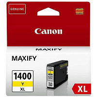 Картридж струйный Canon PGI-1400XL Y 9204B001 желтый оригинальный повышенной емкости