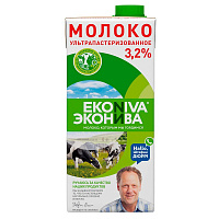 Молоко ЭкоНива ультрапастеризованное 3.2% 1 л