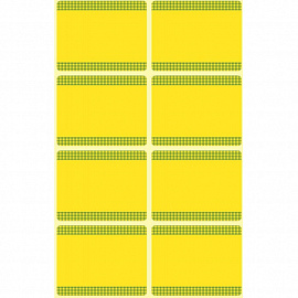 Этикетки самоклеящиеся всепогодные Avery Zweckform Z-Design (59372) 28x36 мм 8 штук на листе желтые (5 листов в упаковке)
