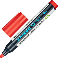 Маркер для белых досок SCHNEIDER Maxx 290 красный (толщина линии 2-3 мм) круглый наконечник фото Маркер для белых досок SCHNEIDER Maxx 290 красный (толщина линии 2-3 мм) круглый наконечник