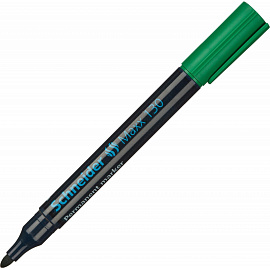 Маркер перманентный Schneider Maxx 130 зеленый (толщина линии 1-3 мм) круглый наконечник