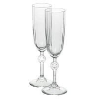 Набор бокалов для шампанского Pasabahce Amore стеклянные 150 мл (2 штуки в упаковке)