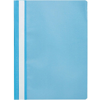 Скоросшиватель пластиковый Attache Economy A4 до 100 листов голубой (толщина обложки 0.11 мм, 10 штук в упаковке)