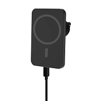 Автомобильный держатель MagSafe + зарядное устройство Accesstyle Crimson MS15W Black