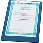 Папка-планшет с зажимом Bantex A4 синяя Фото 2