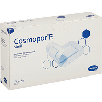 Пластырь-повязка Hartmann Cosmopor E послеоперационная стерильная 15 х 8 см (25 штук в упаковке)