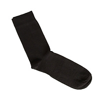 Носки мужские черные без рисунка размер 27 (50 пар в упаковке)