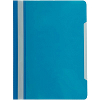 Скоросшиватель пластиковый Attache Economy A4 до 100 листов голубой (толщина обложки 0.1 мм, 10 штук в упаковке)