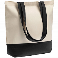 Сумка для покупок Shopaholic Zip хлопок неокрашенная (44x40x14 см)