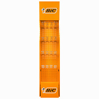 Стойка напольная для размещения товара BIC, 154,5х40х30 см, 15 крючков, БЕЗ НАПОЛНЕНИЯ, 934970