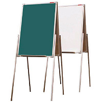 Флипчарт магнитно-маркерный/меловой 50x75 см двусторонний разноцветный BoardSYS