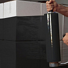 Стрейч-пленка для ручной упаковки первичное сырье вес 3.17 кг 23 мкм x 500 мм x 300 м черная Фото 2
